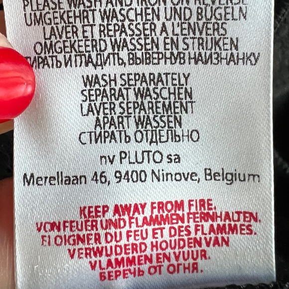 PLUTO Lingerie Peony Wrap in Black Soft & Cozy Lounge ONE SIZE NWT - Picture 9 of 11